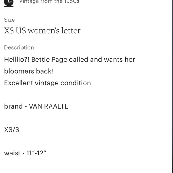 TRUE 50’s Vintage Bloomers/Pettipants/Long underwear/sleeping shorts**READ ALL! - Picture 12 of 15